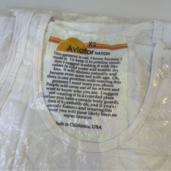 NWT Aviator Nation Waste Management Golf Tournament Phoenix 2023 Tank Top Unisex - Picture 7 of 16